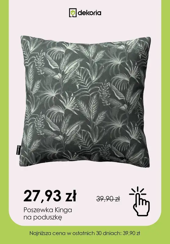 Dekoria - gazetka promocyjna Do -30% na poszewki na poduszki od poniedziałku 16.10  - strona 8