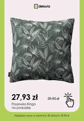 Dekoria - gazetka promocyjna Do -30% na poszewki na poduszki od poniedziałku 16.10  - strona 8 Dekoria - gazetka promocyjna Do -30% na poszewki na poduszki od poniedziałku 16.10  - strona 8