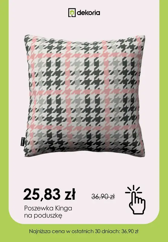 Dekoria - gazetka promocyjna Do -30% na poszewki na poduszki od poniedziałku 16.10  - strona 3