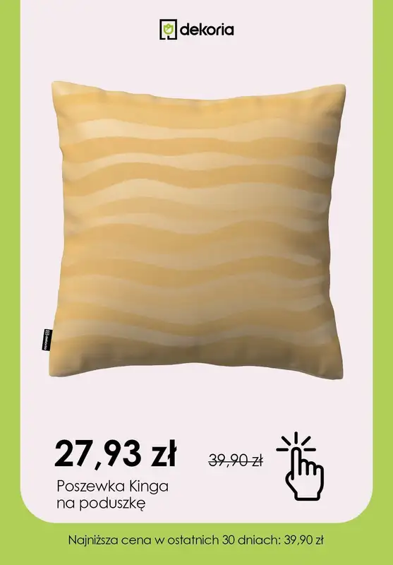Dekoria - gazetka promocyjna Do -30% na poszewki na poduszki od poniedziałku 16.10  - strona 5