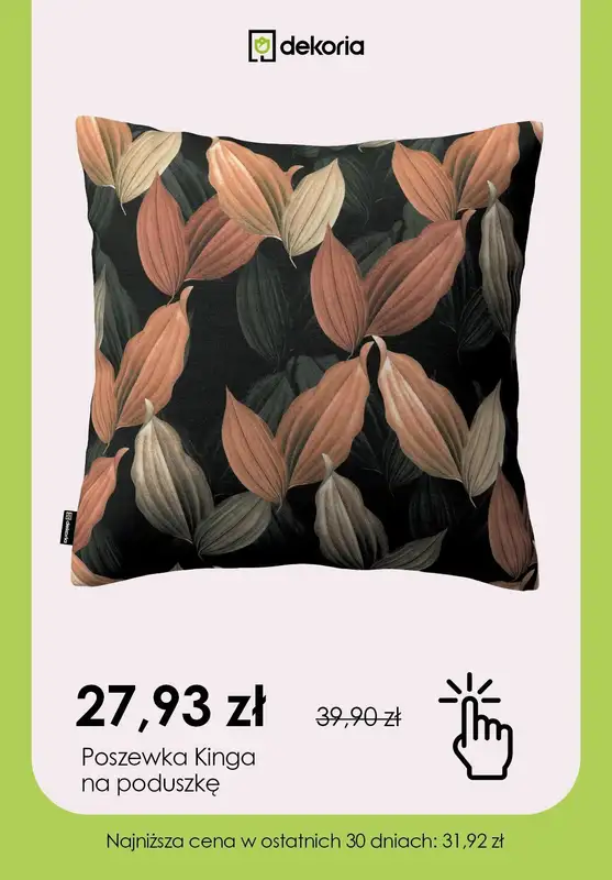 Dekoria - gazetka promocyjna Do -30% na poszewki na poduszki od poniedziałku 16.10  - strona 7