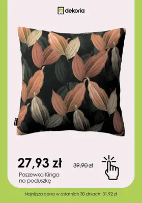 Dekoria - gazetka promocyjna Do -30% na poszewki na poduszki od poniedziałku 16.10  - strona 7 Dekoria - gazetka promocyjna Do -30% na poszewki na poduszki od poniedziałku 16.10  - strona 7