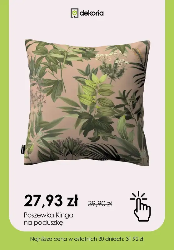Dekoria - gazetka promocyjna Do -30% na poszewki na poduszki od poniedziałku 16.10  - strona 9