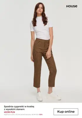 House - gazetka promocyjna Spodnie dla niej w super cenach! od poniedziałku 16.10  - strona 6 House - gazetka promocyjna Spodnie dla niej w super cenach! od poniedziałku 16.10  - strona 6