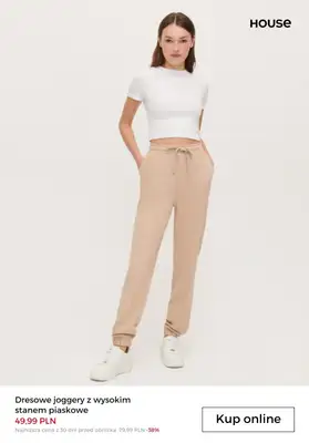 House - gazetka promocyjna Spodnie dla niej w super cenach! od poniedziałku 16.10  - strona 10 House - gazetka promocyjna Spodnie dla niej w super cenach! od poniedziałku 16.10  - strona 10