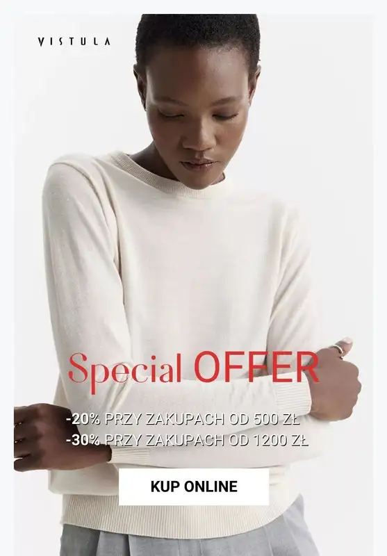 Vistula - gazetka promocyjna Do -30% Special OFFER od poniedziałku 16.10 