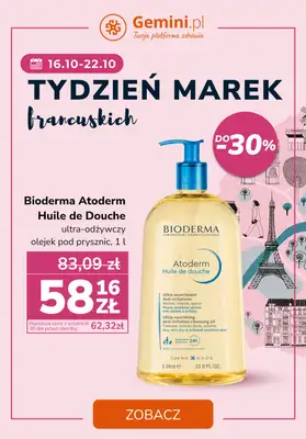 Gemini.pl - gazetka promocyjna Tydzień marek francuskich od poniedziałku 16.10 do niedzieli 22.10