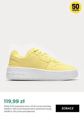 50 style - gazetka promocyjna WYPRZEDAŻ: Sneakersy damskie od środy 18.10  - strona 6