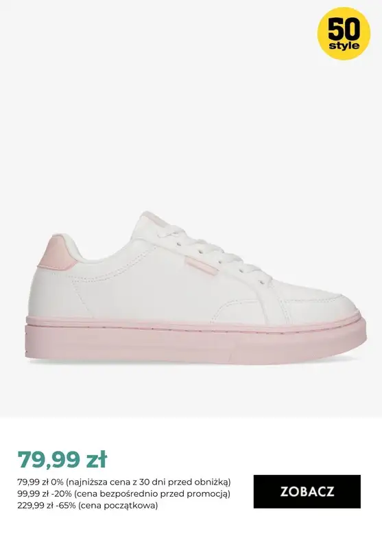 50 style - gazetka promocyjna WYPRZEDAŻ: Sneakersy damskie od środy 18.10  - strona 3