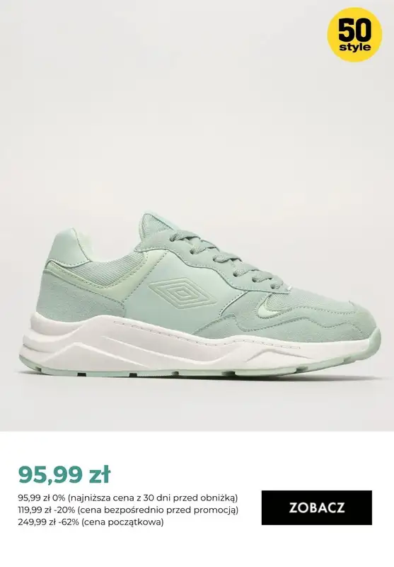 50 style - gazetka promocyjna WYPRZEDAŻ: Sneakersy damskie od środy 18.10  - strona 4