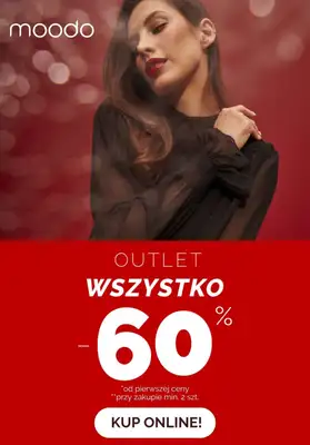 Moodo - gazetka promocyjna -60% od cen pierwszych przy zakupie min. 2 szt. | OUTLET od piątku 20.10 do środy 25.10
