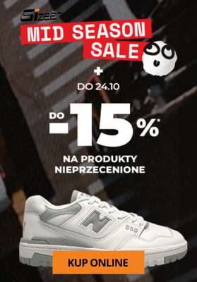 Sizeer - gazetka promocyjna Do -15% na produkty nieprzecenione od piątku 20.10 do wtorku 24.10