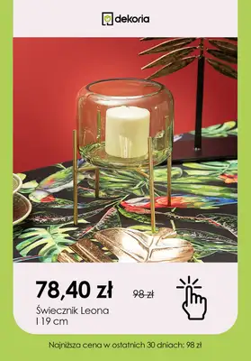 Dekoria - gazetka promocyjna Do -70% na dekoracje od wtorku 24.10  - strona 5 Dekoria - gazetka promocyjna Do -70% na dekoracje od wtorku 24.10  - strona 5