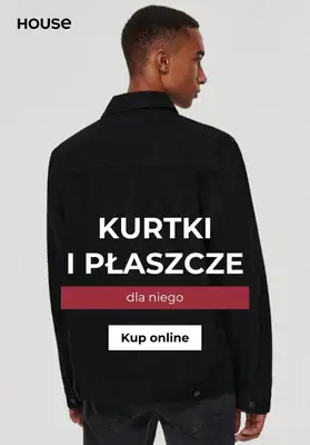 House - gazetka promocyjna Kurtki i płaszcze dla niego od poniedziałku 23.10  House - gazetka promocyjna Kurtki i płaszcze dla niego od poniedziałku 23.10