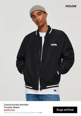 House - gazetka promocyjna Kurtki i płaszcze dla niego od poniedziałku 23.10  - strona 3 House - gazetka promocyjna Kurtki i płaszcze dla niego od poniedziałku 23.10  - strona 3