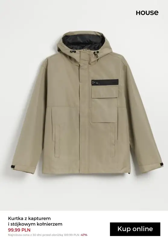 House - gazetka promocyjna Kurtki i płaszcze dla niego od poniedziałku 23.10  - strona 7