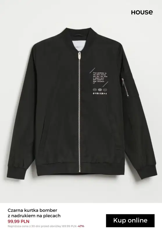 House - gazetka promocyjna Kurtki i płaszcze dla niego od poniedziałku 23.10  - strona 4