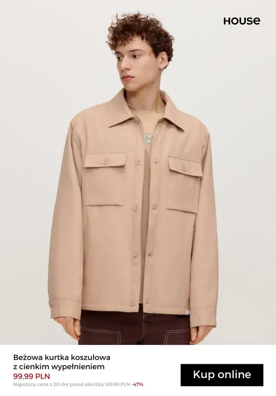 House - gazetka promocyjna Kurtki i płaszcze dla niego od poniedziałku 23.10  - strona 5