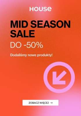 House - gazetka promocyjna Do -50% MID SEASON SALE od poniedziałku 23.10 
