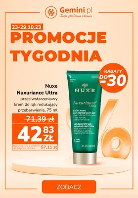Gemini.pl - gazetka promocyjna Promocje tygodnia od poniedziałku 23.10 do niedzieli 29.10