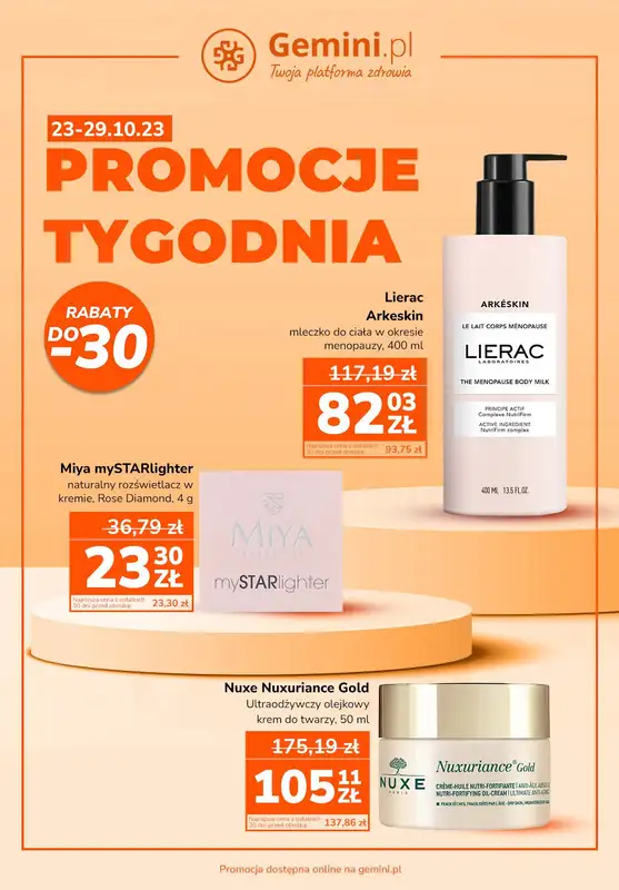 Gemini.pl - gazetka promocyjna Promocje tygodnia od poniedziałku 23.10 do niedzieli 29.10 - strona 2