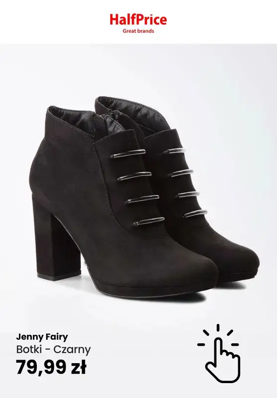HalfPrice - gazetka promocyjna Kobiece botki w super cenach! od wtorku 24.10  - strona 6