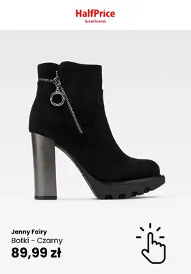 HalfPrice - gazetka promocyjna Kobiece botki w super cenach! od wtorku 24.10  - strona 9