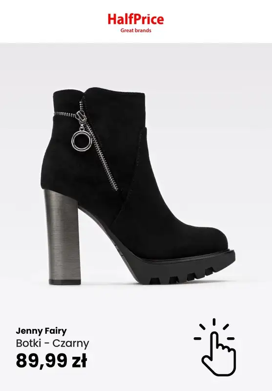 HalfPrice - gazetka promocyjna Kobiece botki w super cenach! od wtorku 24.10  - strona 9