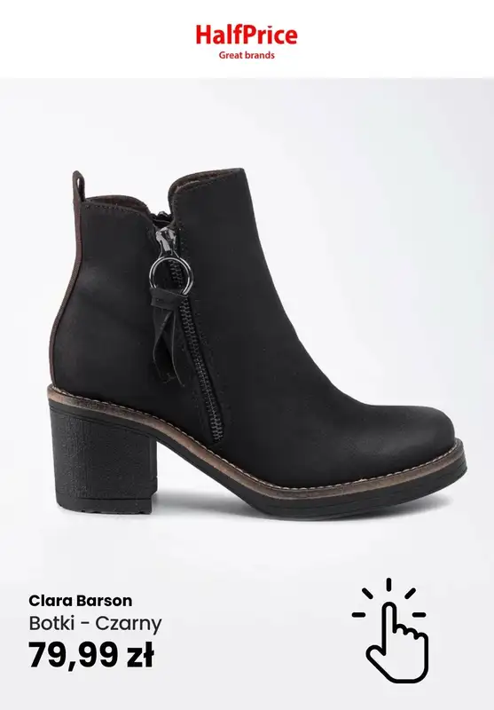 HalfPrice - gazetka promocyjna Kobiece botki w super cenach! od wtorku 24.10  - strona 3