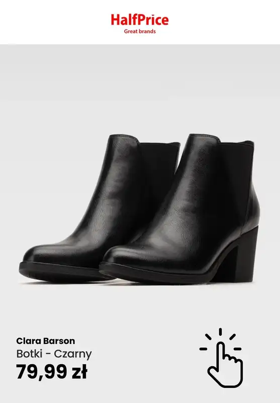 HalfPrice - gazetka promocyjna Kobiece botki w super cenach! od wtorku 24.10  - strona 4