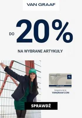 Van Graaf - gazetka promocyjna Do -20% na wybrane artykuły z kartą Van Graaf od wtorku 24.10 do niedzieli 05.11