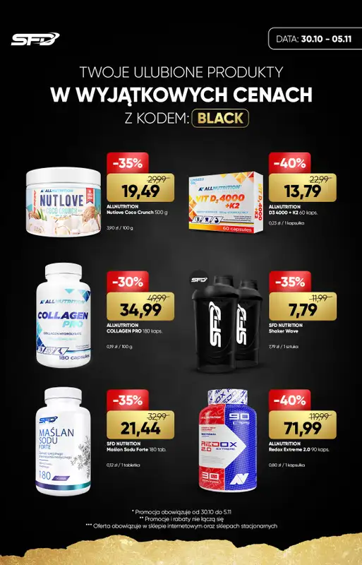 SFD - gazetka promocyjna Miesiąc najlepszych promocji! od poniedziałku 30.10 do niedzieli 05.11 - strona 4