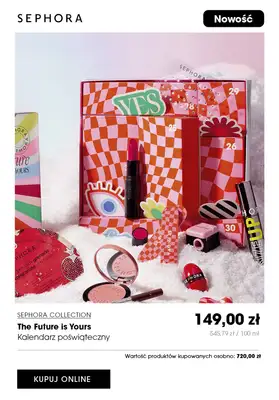 Sephora - gazetka promocyjna VOUCHER 50 ZŁ w prezencie do zakupu kalendarza adwentowego od czwartku 02.11 do czwartku 16.11 - strona 6