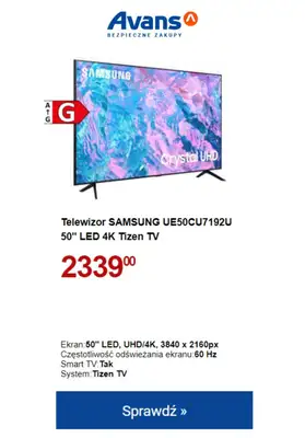 Avans - gazetka promocyjna Lecimy po okazje! od czwartku 02.11 do środy 08.11 - strona 3 Avans - gazetka promocyjna Lecimy po okazje! od czwartku 02.11 do środy 08.11 - strona 3