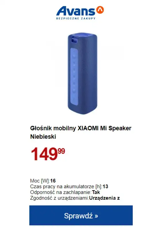 Avans - gazetka promocyjna Lecimy po okazje! od czwartku 02.11 do środy 08.11 - strona 7