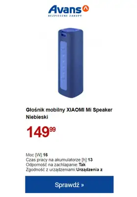 Avans - gazetka promocyjna Lecimy po okazje! od czwartku 02.11 do środy 08.11 - strona 7 Avans - gazetka promocyjna Lecimy po okazje! od czwartku 02.11 do środy 08.11 - strona 7