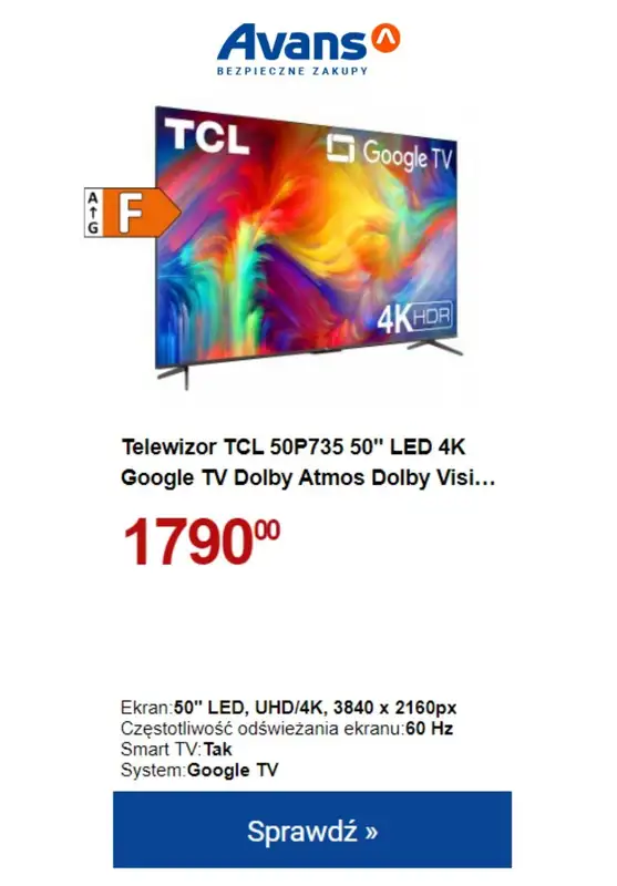 Avans - gazetka promocyjna Lecimy po okazje! od czwartku 02.11 do środy 08.11 - strona 4