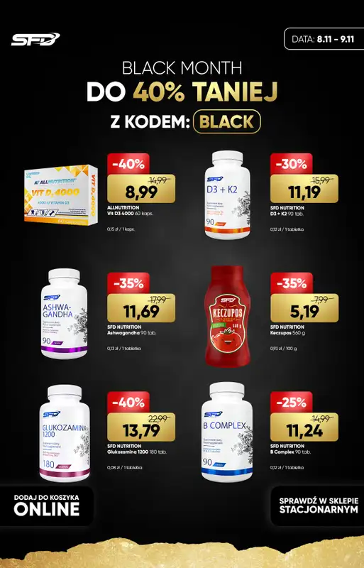 SFD - gazetka promocyjna Mega okazje od poniedziałku 06.11 do czwartku 09.11 - strona 8