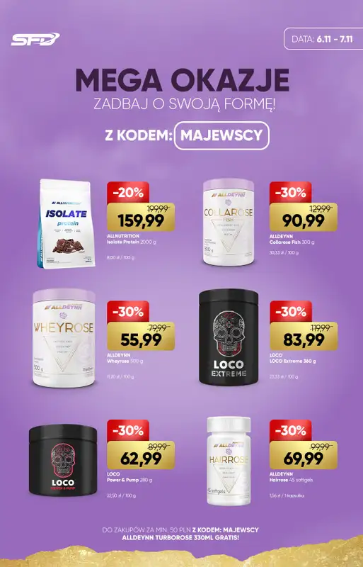 SFD - gazetka promocyjna Mega okazje od poniedziałku 06.11 do czwartku 09.11 - strona 3