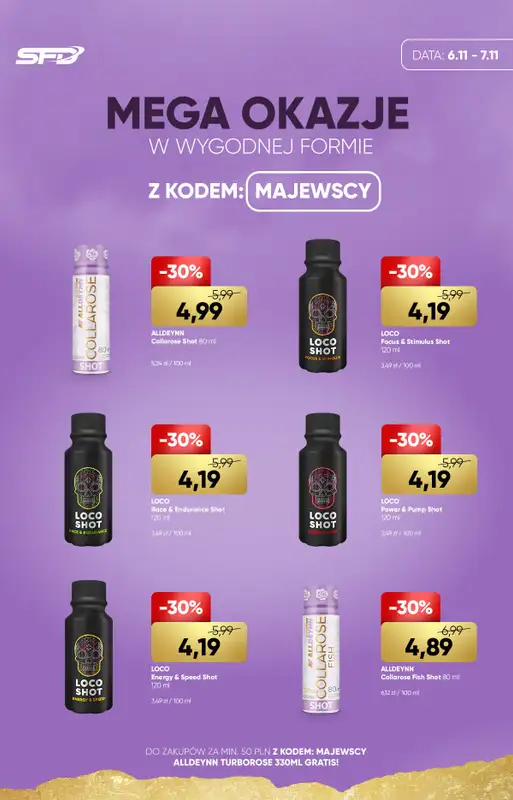 SFD - gazetka promocyjna Mega okazje od poniedziałku 06.11 do czwartku 09.11 - strona 7