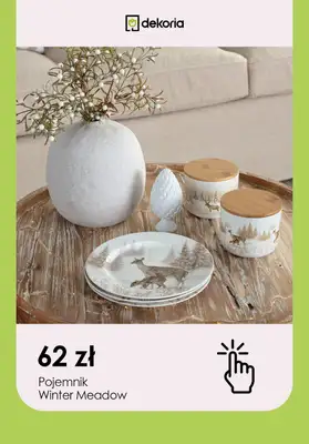 Dekoria - gazetka promocyjna Świąteczne nakrycia stołów i dekoracje od poniedziałku 06.11  - strona 2 Dekoria - gazetka promocyjna Świąteczne nakrycia stołów i dekoracje od poniedziałku 06.11  - strona 2