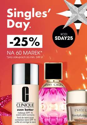 Sephora - gazetka promocyjna -25% na wybrane marki przy zakupach za min. 249 zł od poniedziałku 06.11 do niedzieli 12.11