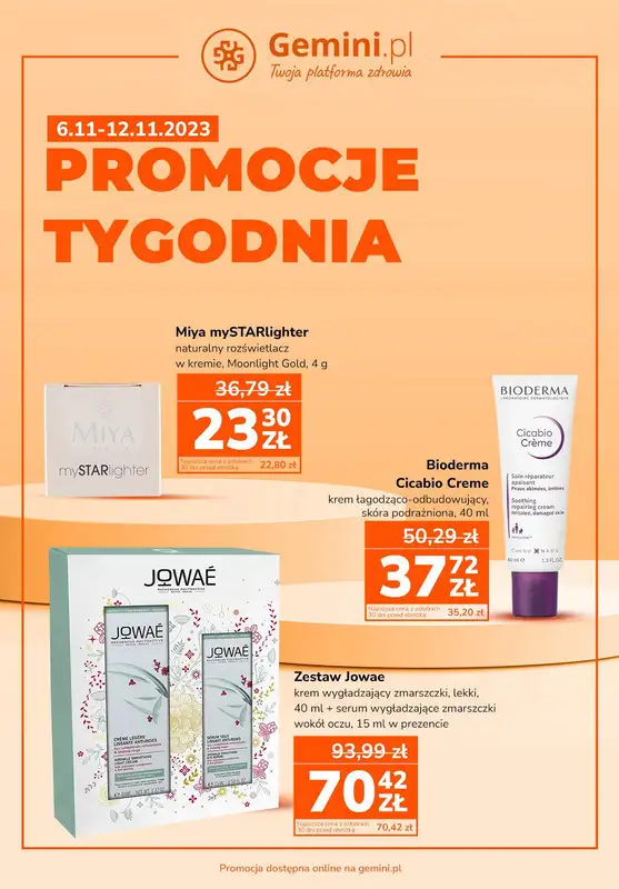 Gemini.pl - gazetka promocyjna Promocje tygodnia od poniedziałku 06.11 do niedzieli 12.11 - strona 2