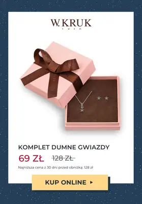 W.KRUK - gazetka promocyjna Do -50% komplety biżuterii na Gwiazdkę od środy 08.11 do wtorku 14.11 - strona 8
