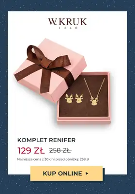 W.KRUK - gazetka promocyjna Do -50% komplety biżuterii na Gwiazdkę od środy 08.11 do wtorku 14.11 - strona 10