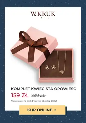 W.KRUK - gazetka promocyjna Do -50% komplety biżuterii na Gwiazdkę od środy 08.11 do wtorku 14.11 - strona 6