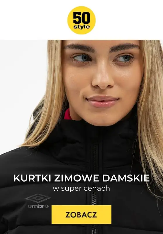 50 style - gazetka promocyjna Kurtki zimowe damskie w super cenach od poniedziałku 13.11 