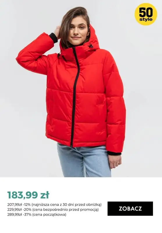 50 style - gazetka promocyjna Kurtki zimowe damskie w super cenach od poniedziałku 13.11  - strona 3