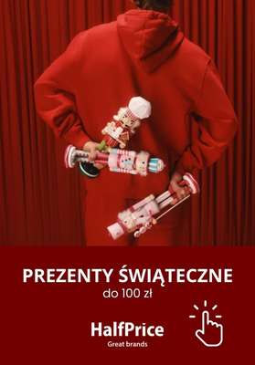HalfPrice - gazetka promocyjna Prezenty świąteczne do 100 zł od wtorku 14.11 do wtorku 21.11