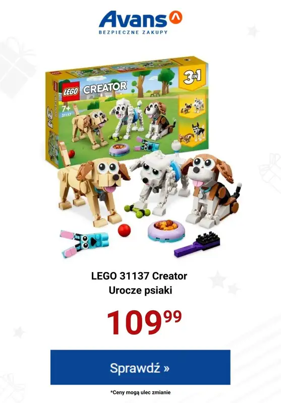 Avans - gazetka promocyjna Idealne na prezent - klocki LEGO od środy 15.11 do środy 22.11 - strona 4
